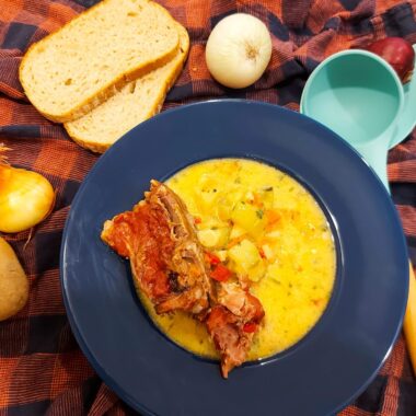 Autumn colors in a soup