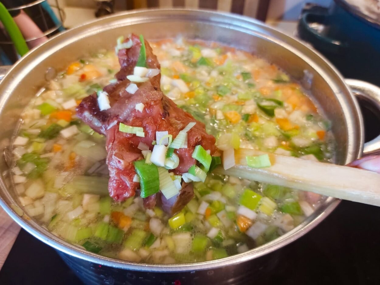 Delicious spring soup