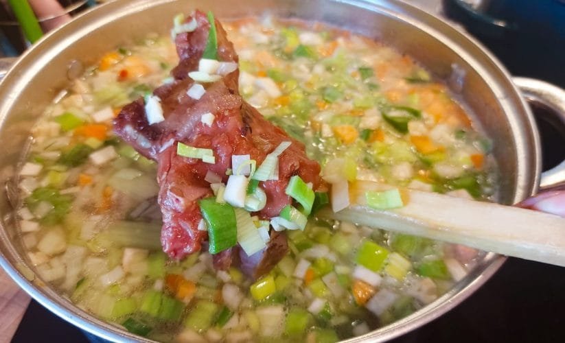Delicious spring soup