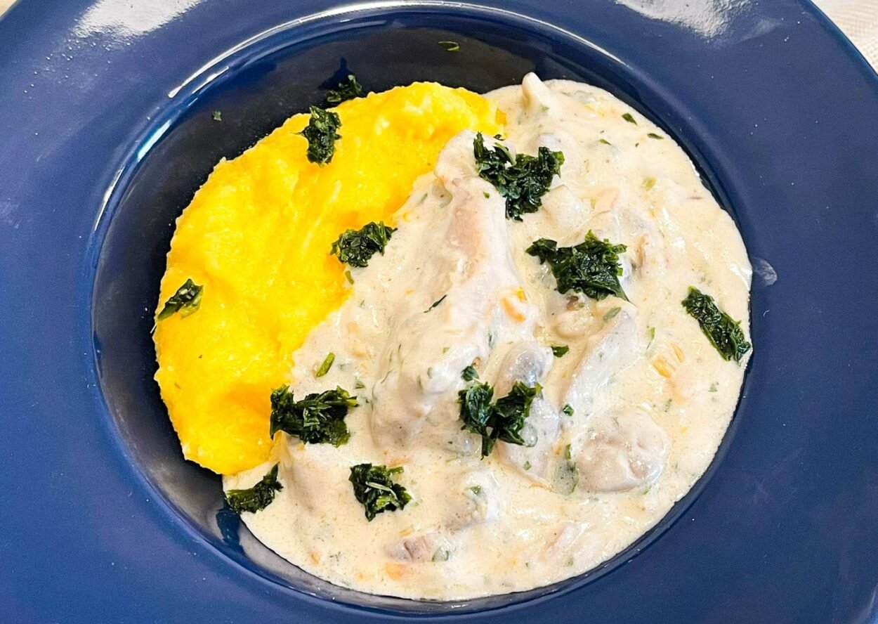 Creamy chicken stew