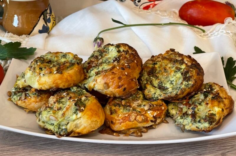 Rulouri delicioase cu spanac si branza