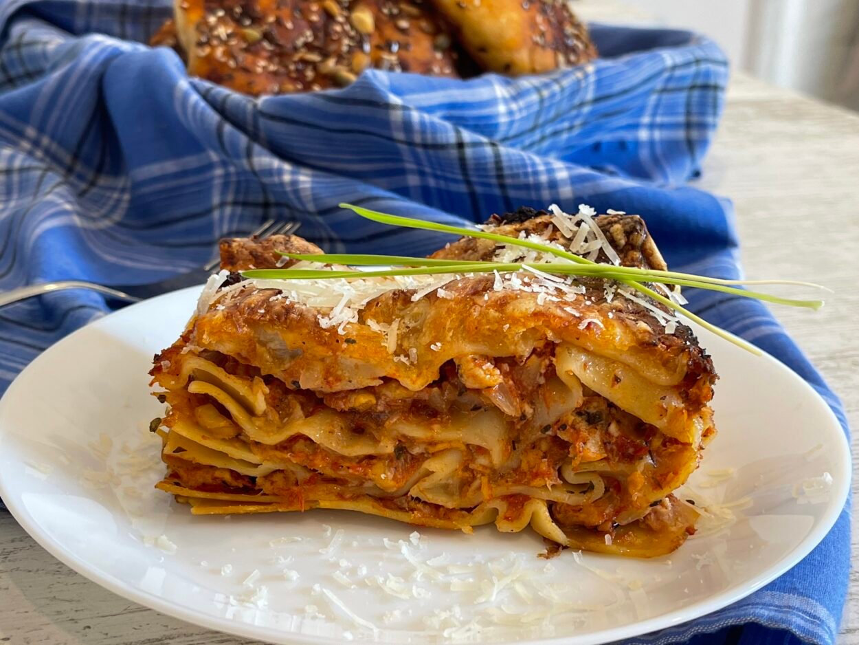 The Best Chicken Lasagna Recipe (with CHEESE CRUST!) – No Muss, No Fuss