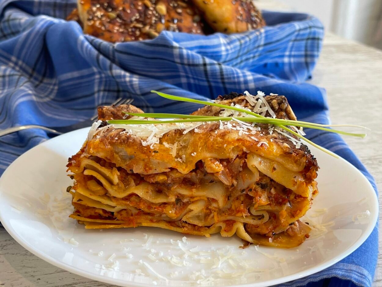 The Best Chicken Lasagna Recipe (with CHEESE CRUST!) – No Muss, No Fuss