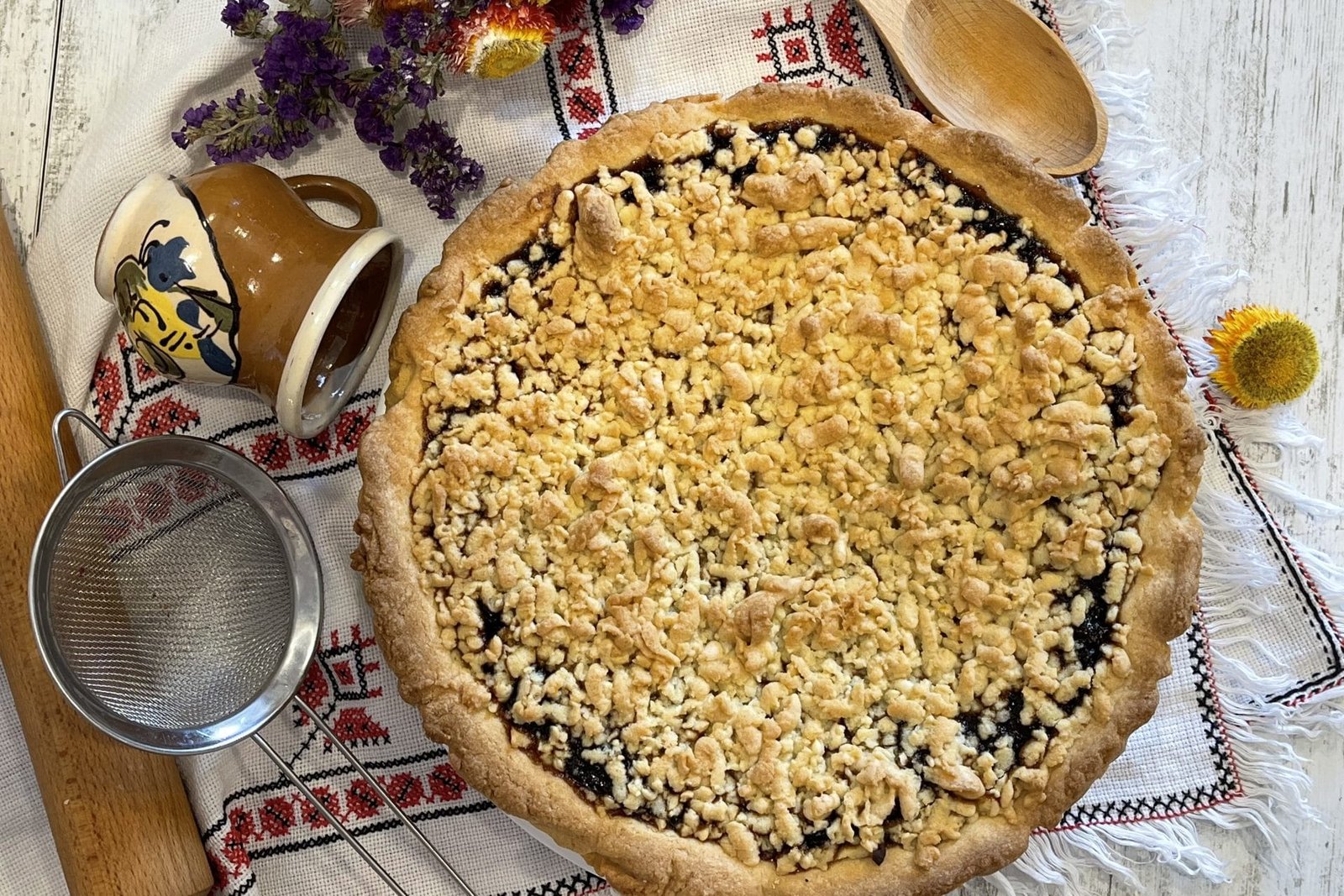 Number 1 Homemade Plum Jam Tart – Mosaic