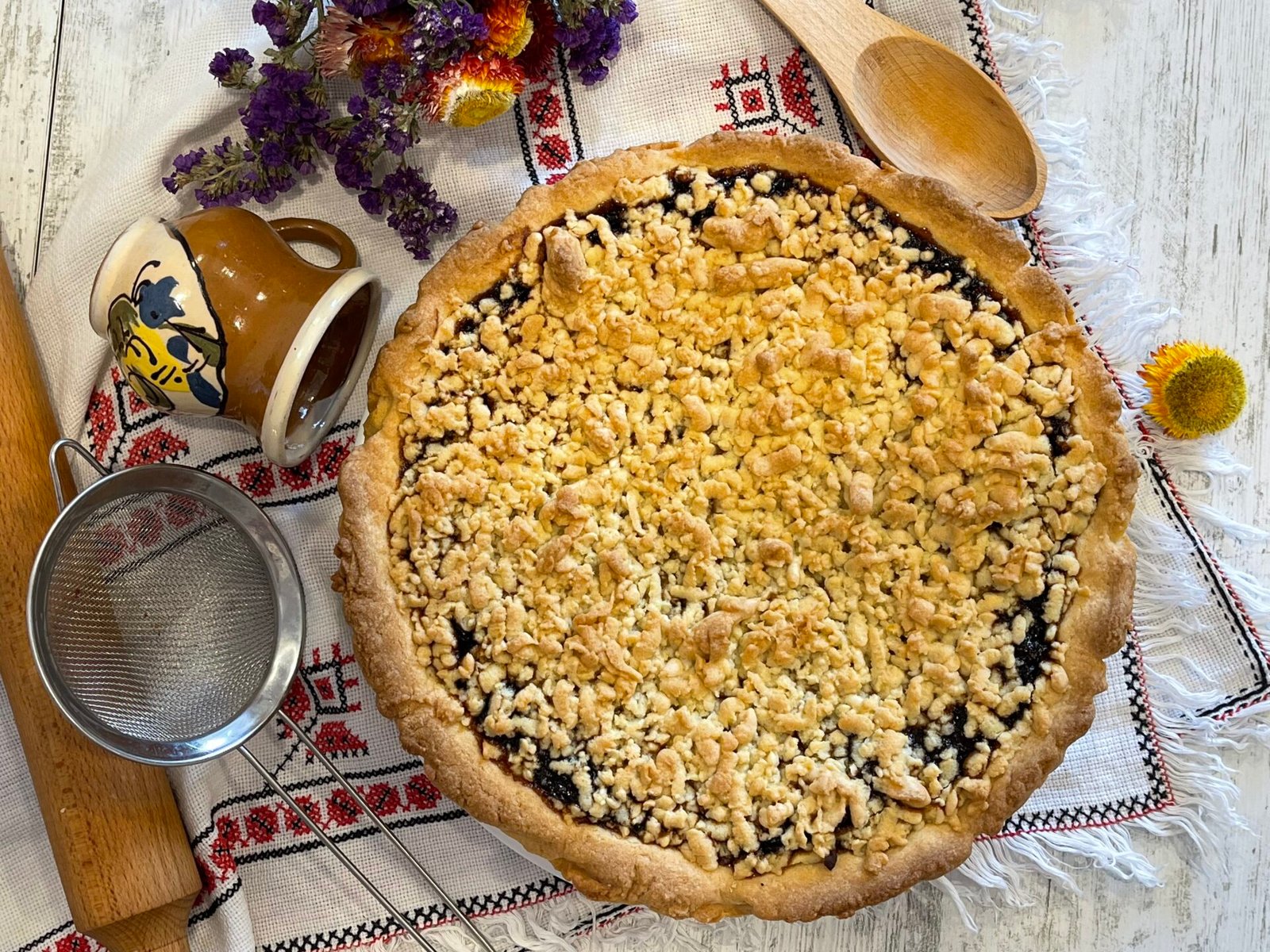 Number 1 Homemade Plum Jam Tart – Mosaic