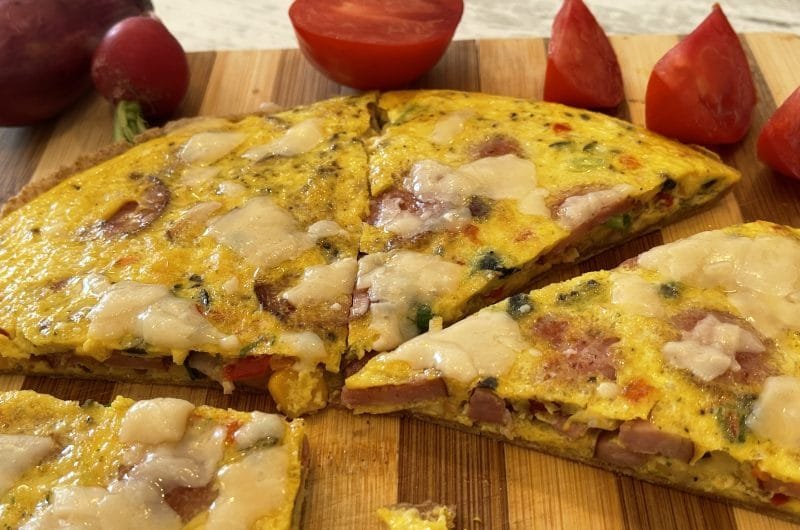 Easy breakfast recipe - Upside down omelette