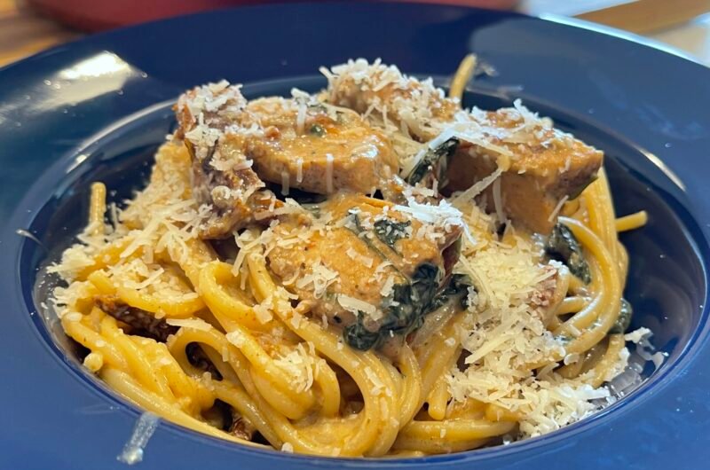 Pui toscan cu spaghete