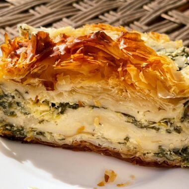 Curly Pie with zucchini