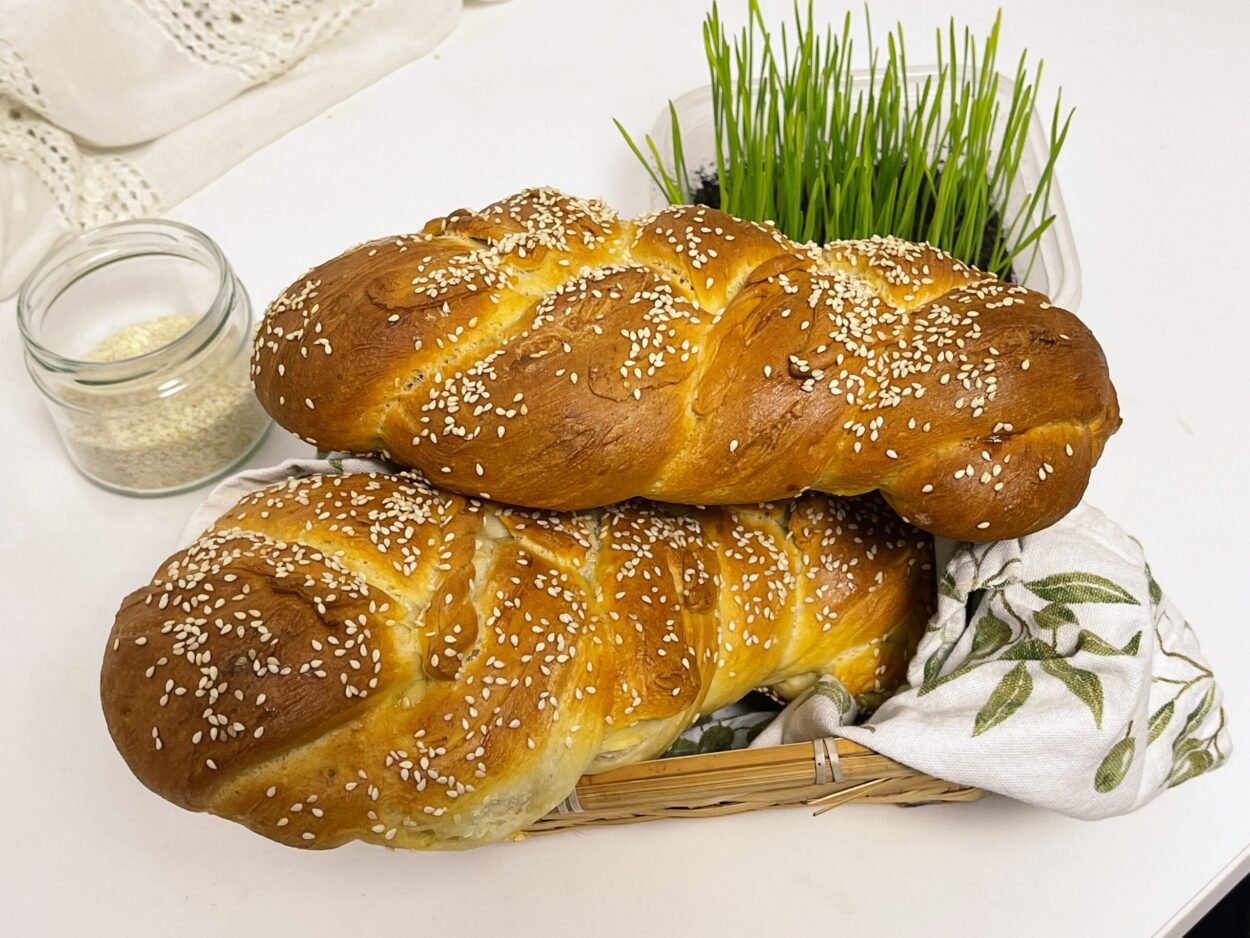 Braided Bread With Milk And Yogurt