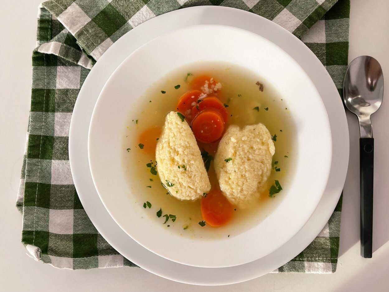 Delicious CHICKEN Soup With Fluffy Semolina Dumplings