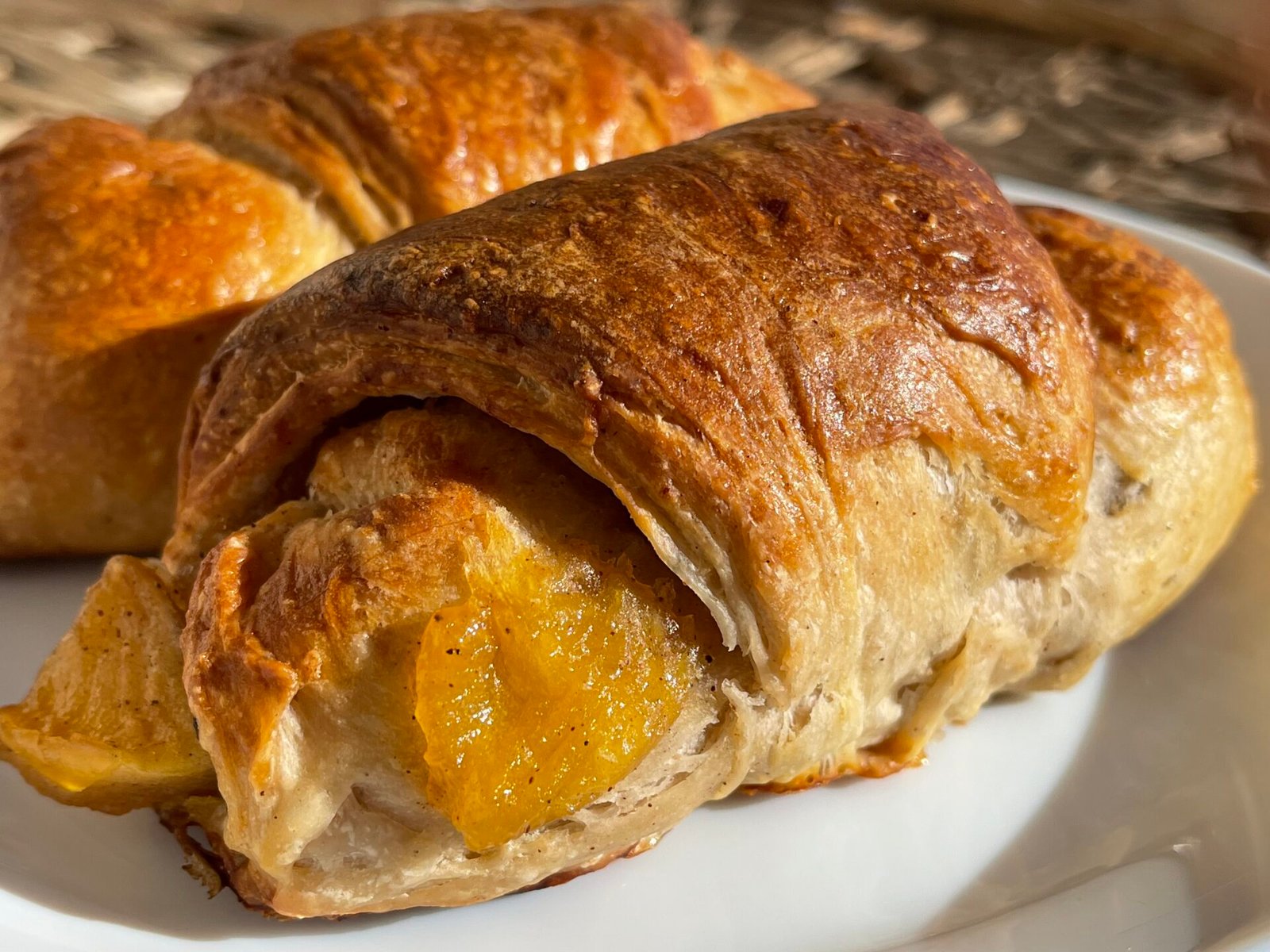 The BEST Recipe For Fluffy CROISSANTS With Delicious Apple Filling