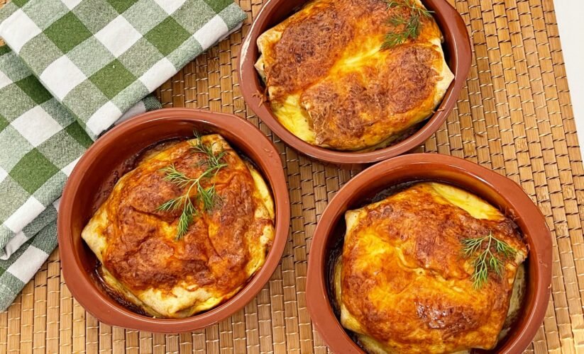 savory cheesy pancakes au gratin recipe