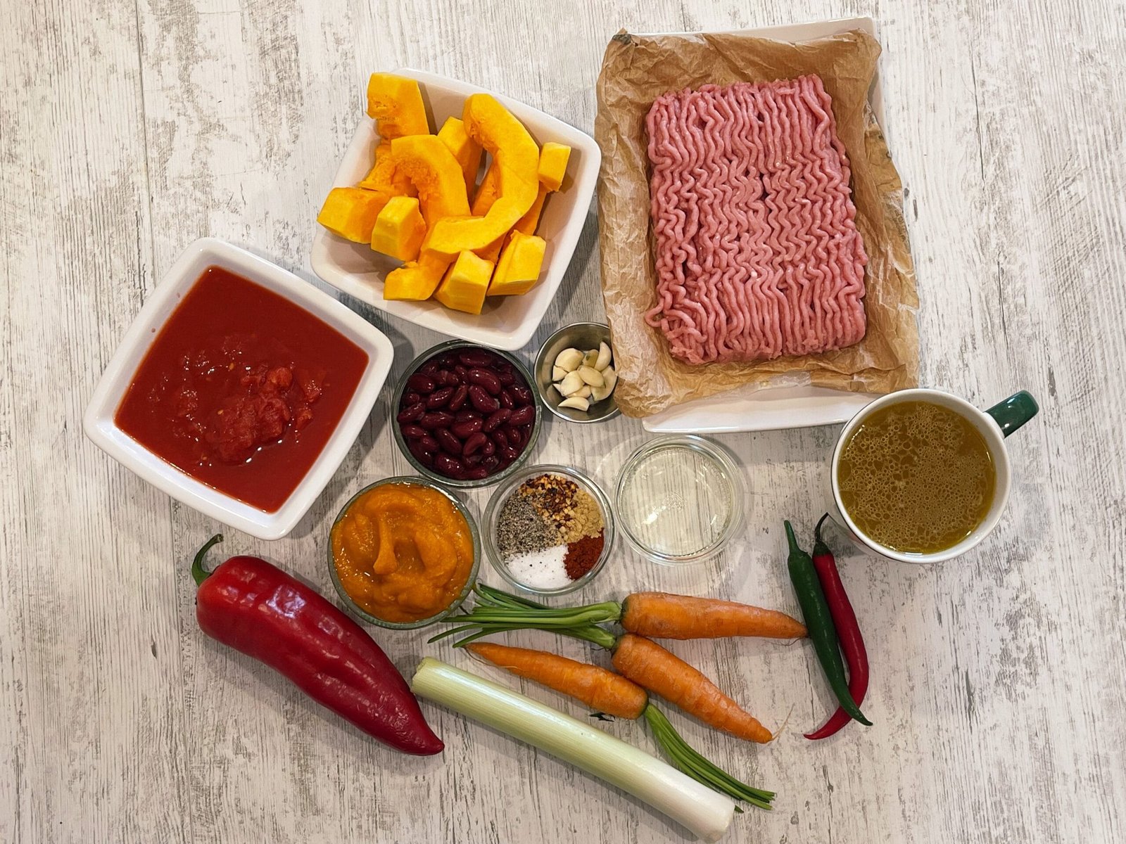 Ingredients One-Pot Pumpkin Turkey Chili