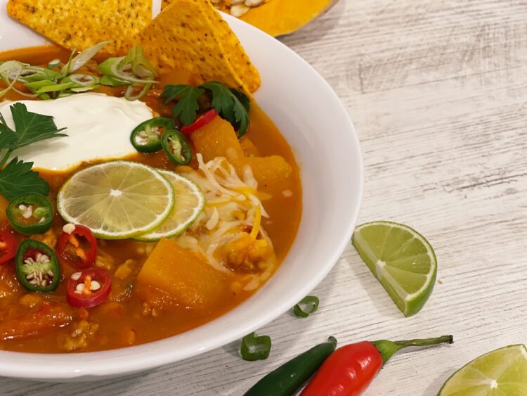 One-Pot Pumpkin Turkey Chili