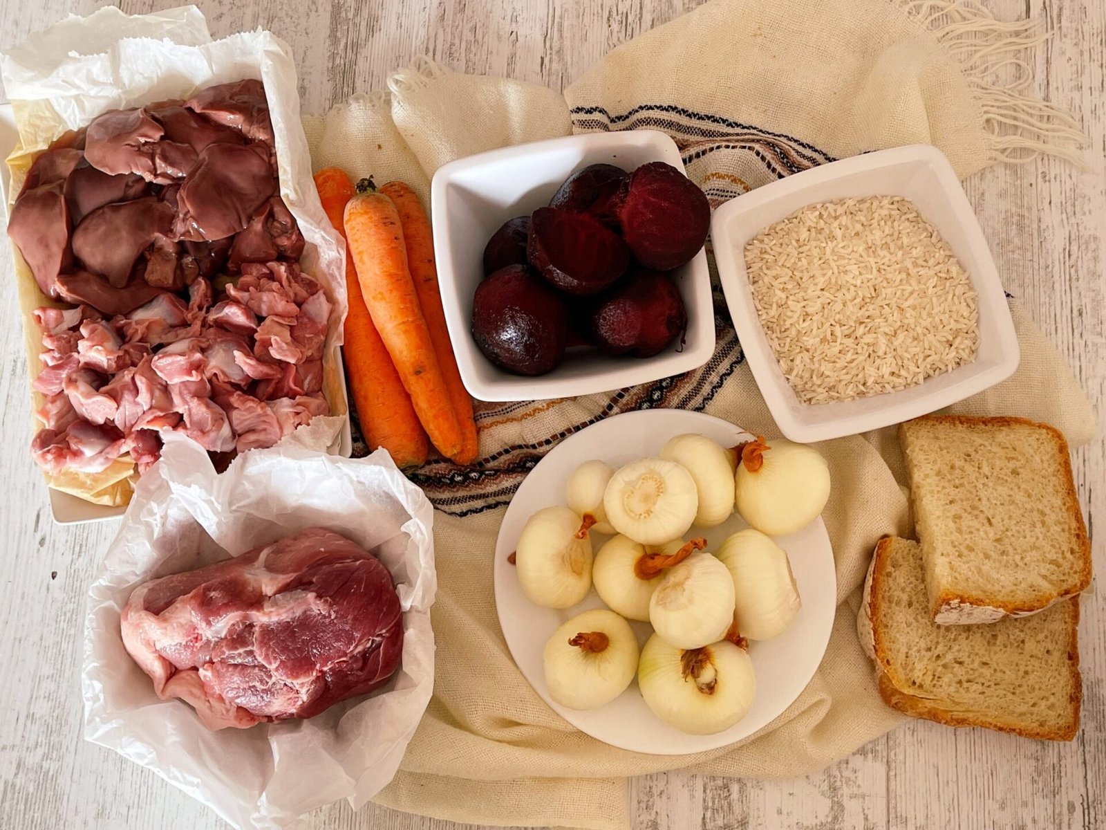 ingredients Romanian Cauldron Stuffing – A Recipe Passed Down from My Grandmother
