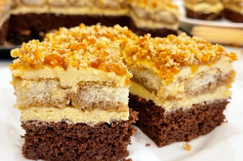 cover photo 1 Coffee Buttercream Dream Cake with Caramel and Crunchy Nuts