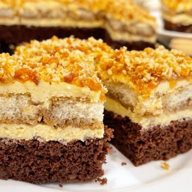 cover photo 1 Coffee Buttercream Dream Cake with Caramel and Crunchy Nuts