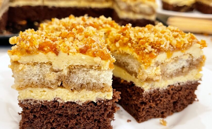cover photo 1 Coffee Buttercream Dream Cake with Caramel and Crunchy Nuts