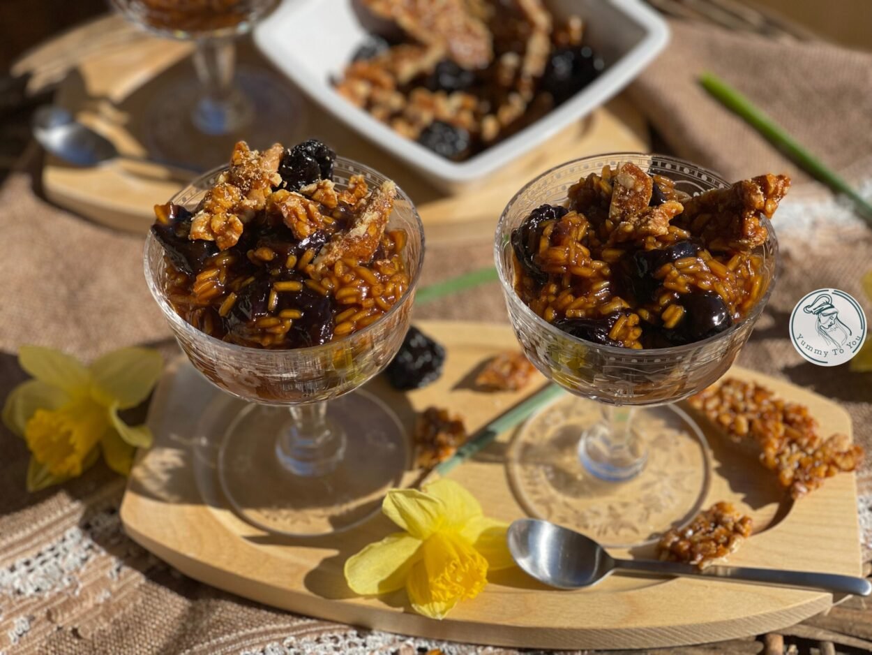 Orez cu Prune Uscate si Zahar Caramelizat – Gustul Copilariei