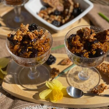 Orez cu Prune Uscate si Zahar Caramelizat - Gustul Copilariei - Sweet Caramel Rice with Dried Plums – A Taste of Childhood