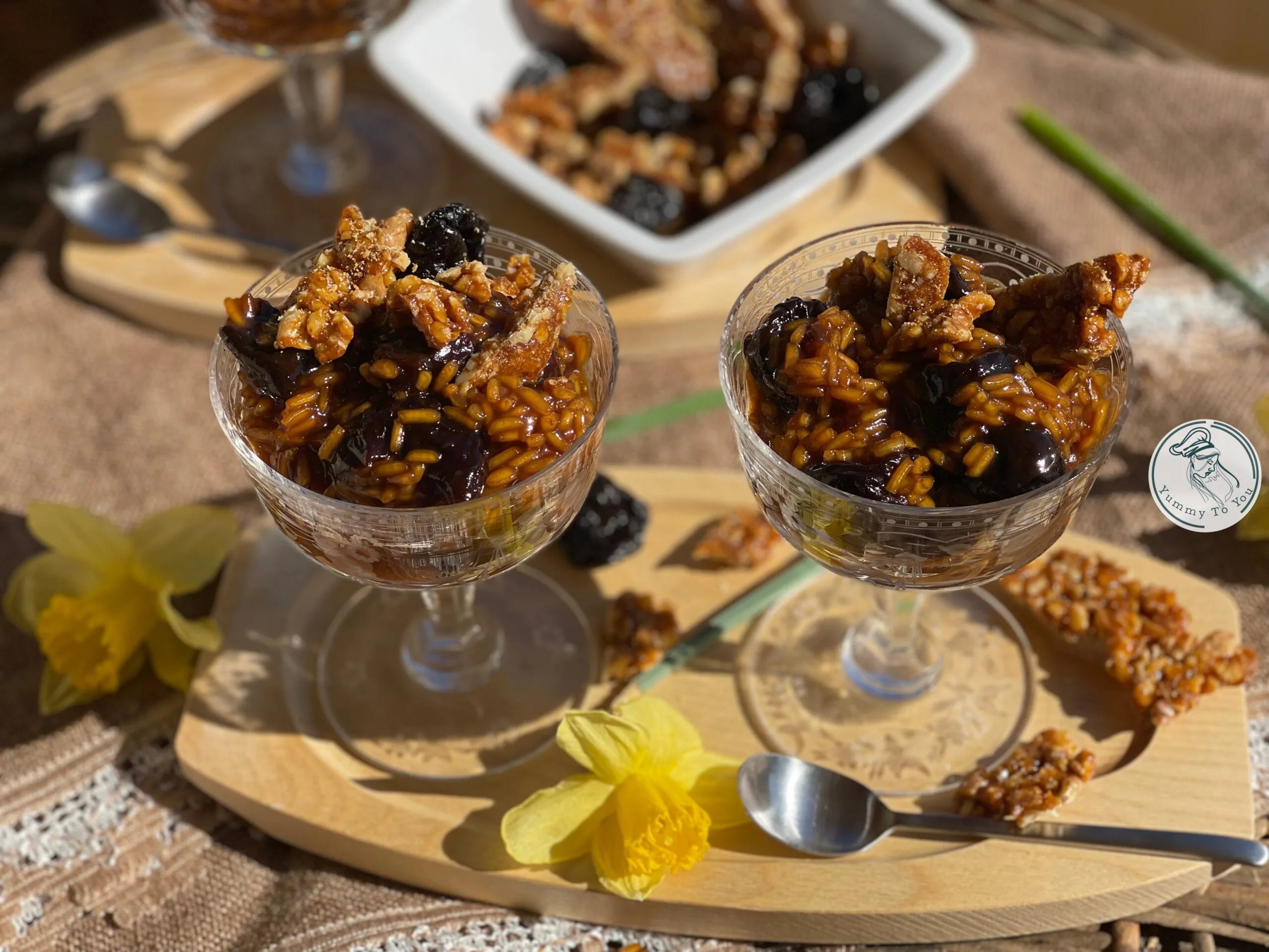 Orez cu Prune Uscate si Zahar Caramelizat – Gustul Copilariei