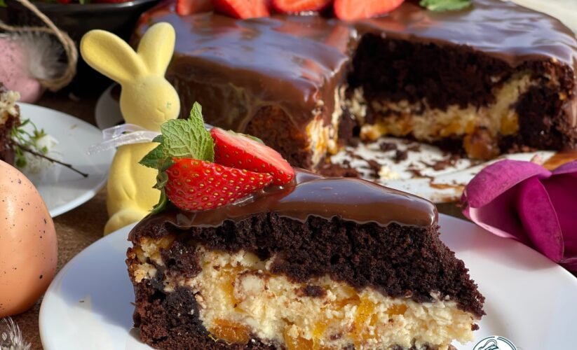 cover photo 1 Easter with the Scent of Chocolate: Sweet Easter Bread with Cheese and Candied Apricots