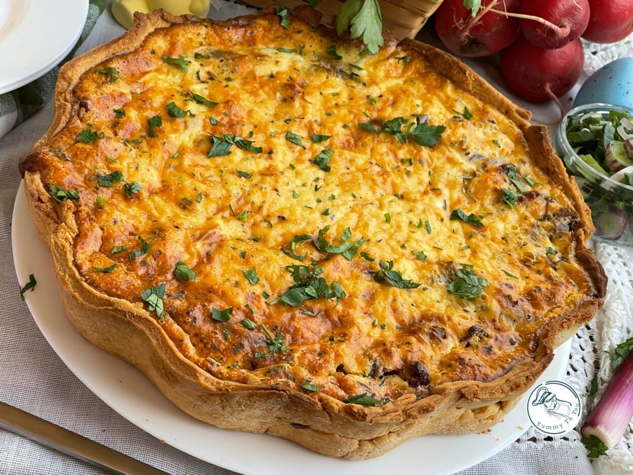 Leftover Delight: Rustic Quiche – How to reuse leftovers in meals