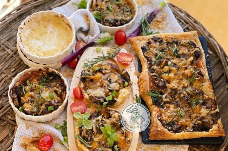 Golden Mushroom Hand Pies