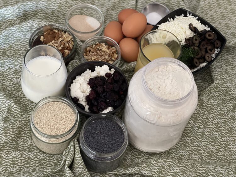 Ingrediente pentru romburi fragede cu untura si diverse umpluturi ingrediente romburi fragede diverse umpluturi masa pregatire