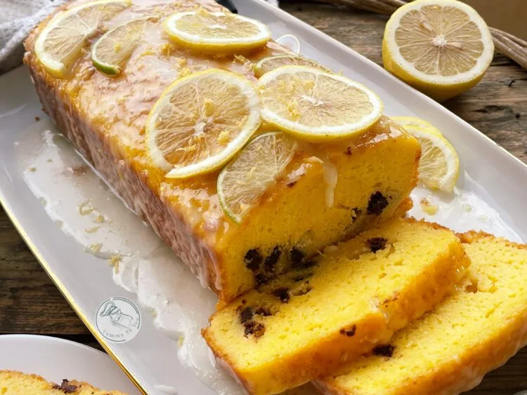 chec umed cu lămâie și iaurt close up