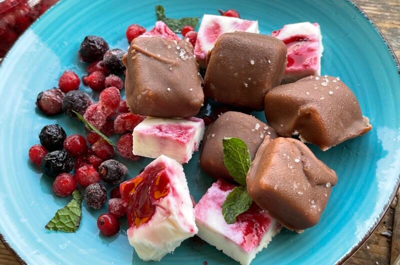 Ricotta and Berry Semifreddo Bonbons