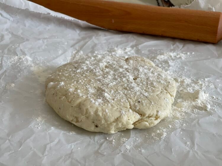 aluat galette inainte de intindere