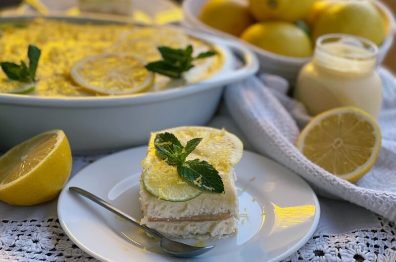 Tiramisù al limone – tiramisu cu lămâie