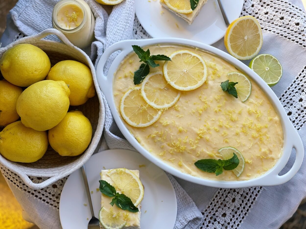 Tiramisù al limone – tiramisu cu lămâie, desertul fresh din Amalfi
