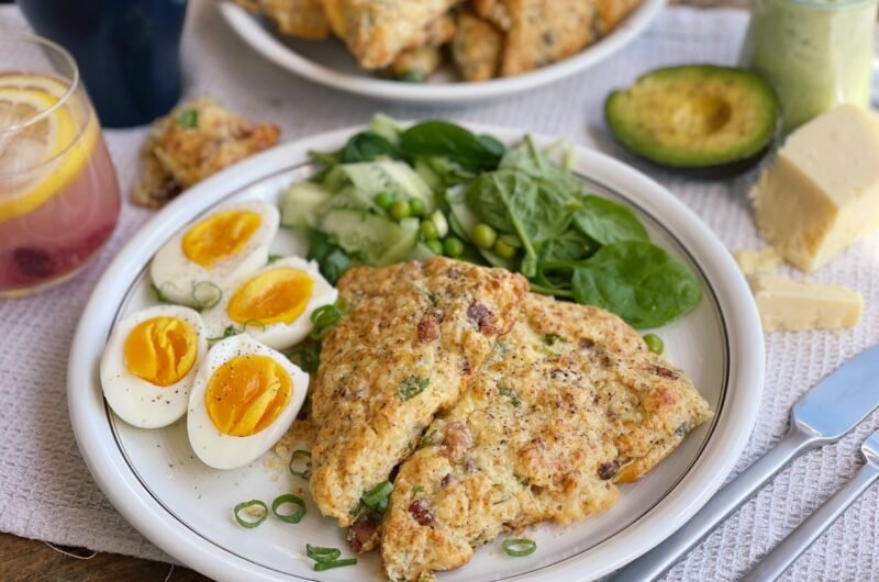 Savory Smoked Ham and Cheddar Scones Recipe