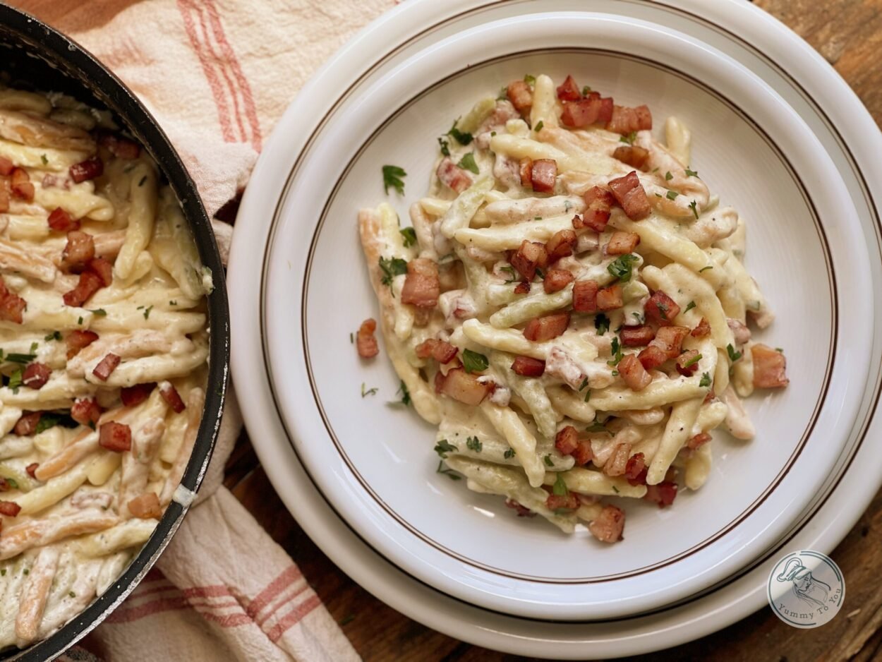 Creamy Bacon and Cheddar Pasta – Rich Flavor, Quick to Make