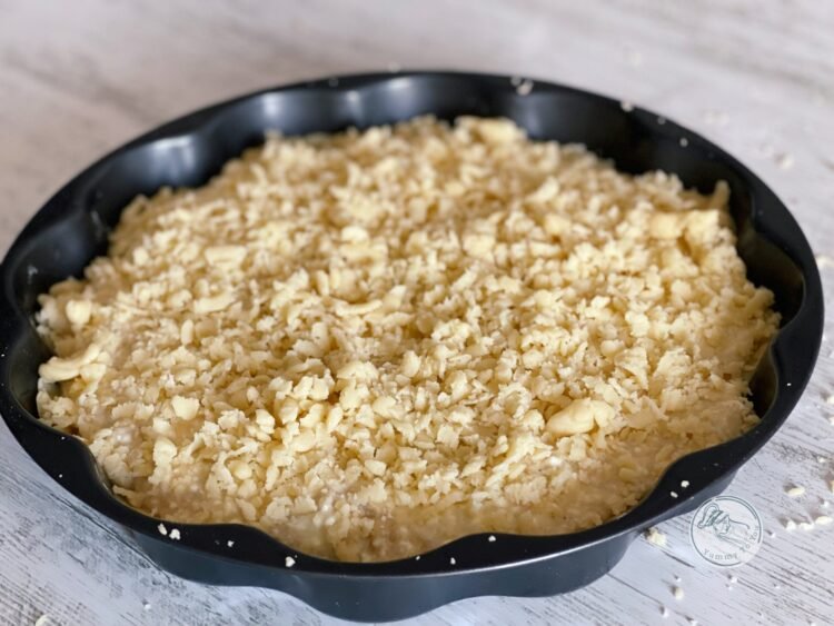 asamblare tarta cu mere si branza 2