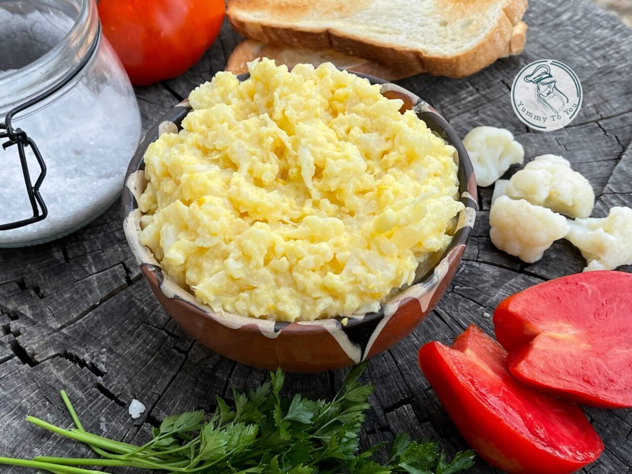 Salata cremoasa de conopida cu usturoi si maioneza – Reteta rapida si usoară