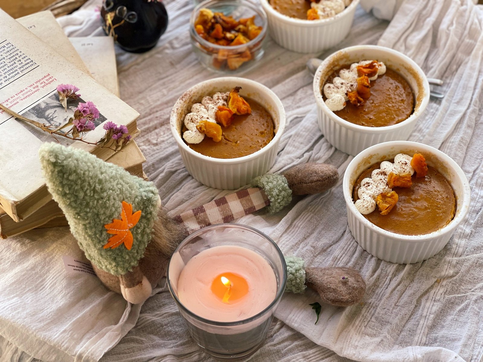 Mini budinci de dovleac servire 3