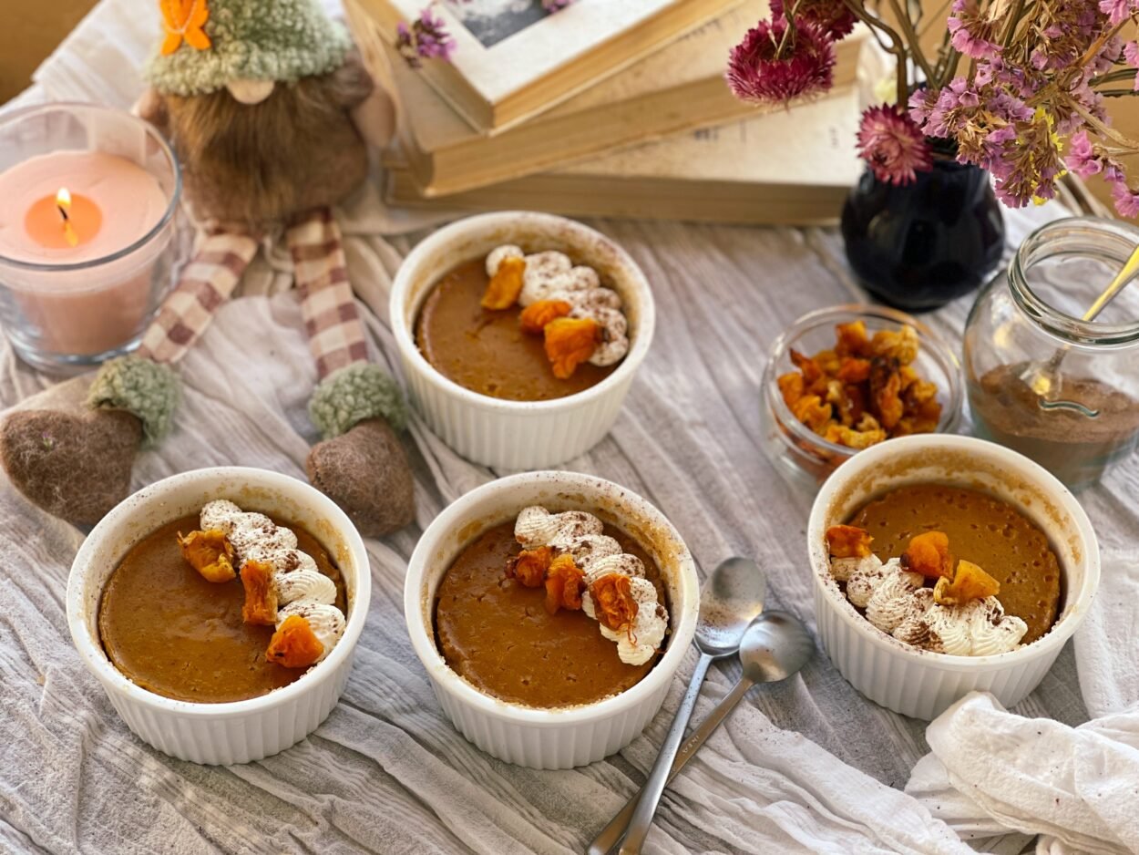 Mini budinci de dovleac – retetă rapida de toamna