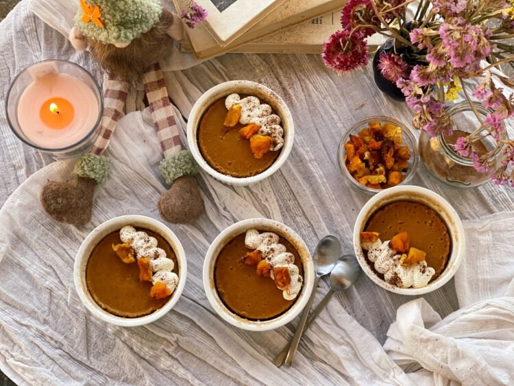 Mini budinci de dovleac top view