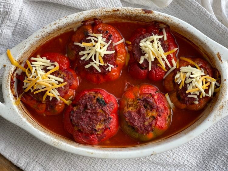 Gratinare gogosari umpluti 1