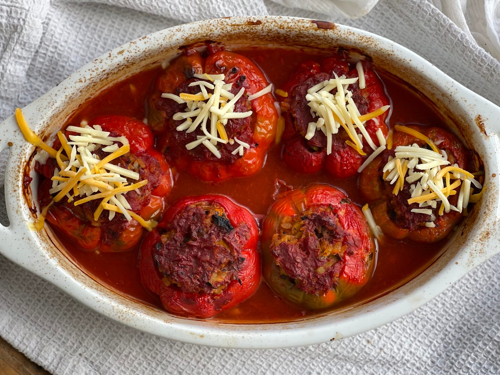 Gratinare gogosari umpluti 1