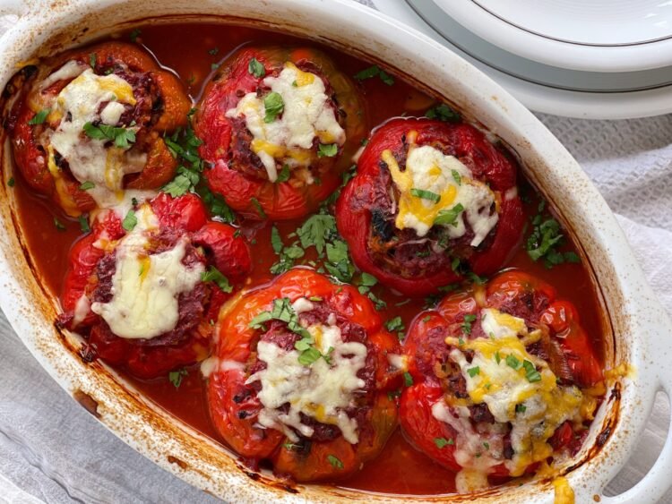 Gratinare gogosari umpluti 2