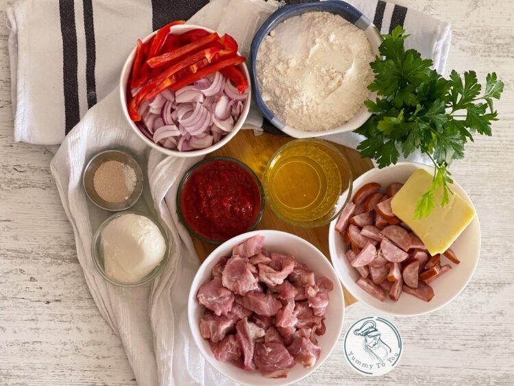 pizza Chicago-Style Deep Dish ingrediente