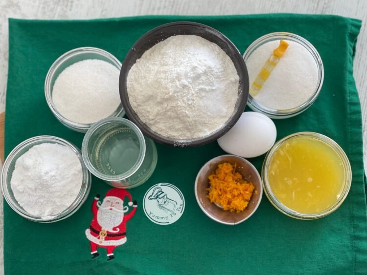 Fursecuri Crăpate cu Portocale ingrediente Fursecuri Crăpate cu Portocale ingrediente