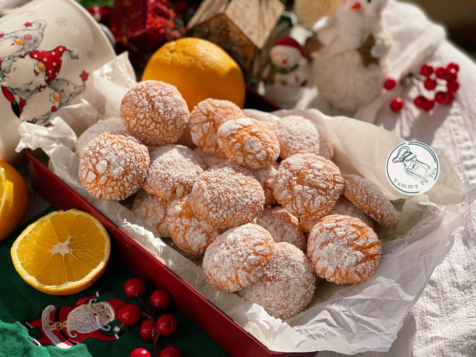 Fursecuri Crăpate cu Portocale (Fără Unt, cu Ulei) servire 1