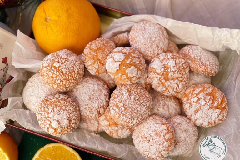 Orange Crinkle Cookies (Butter-free, Made with Oil) – Quick Recipe