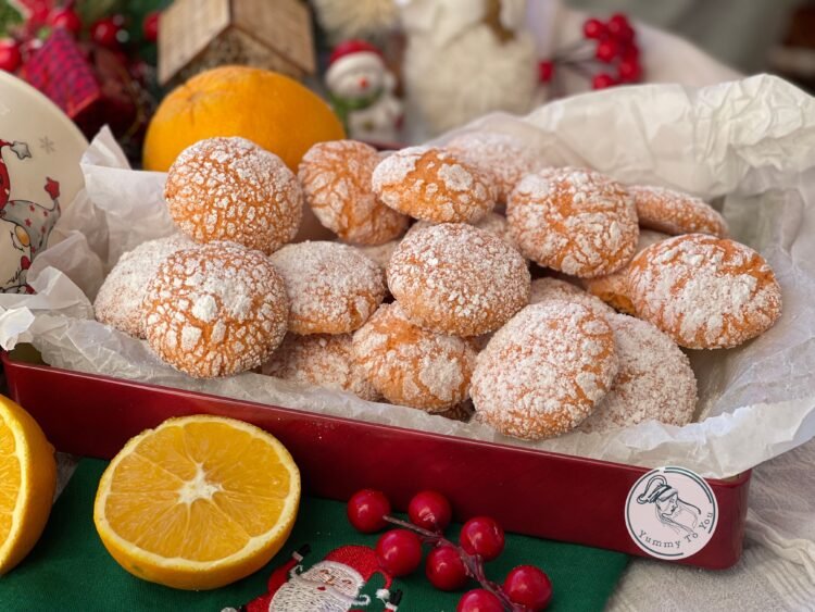 Fursecuri Crăpate cu Portocale (Fără Unt, cu Ulei) servire 3 Fursecuri Crăpate cu Portocale (Fără Unt, cu Ulei) servire 3