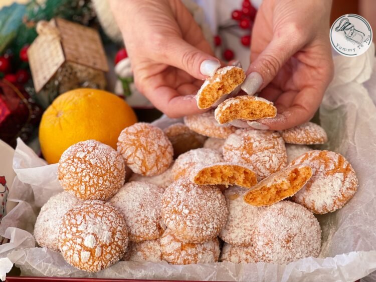 Fursecuri Crăpate cu Portocale (Fără Unt, cu Ulei) servire 2 Fursecuri Crăpate cu Portocale (Fără Unt, cu Ulei) servire 2